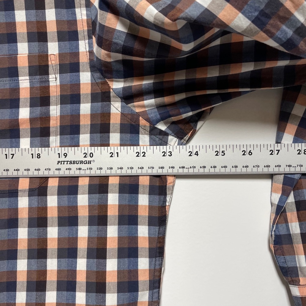 Banana Republic Mens Plaid Long Sleeve Button Down Shirt Size L - Picture 6 of 9